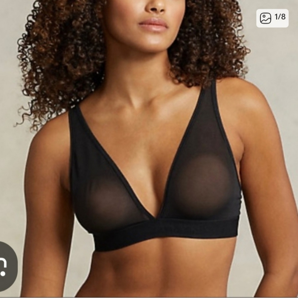 NWT Soma Unbelievable Lift Unlined Wireless Black Bra Size 36B